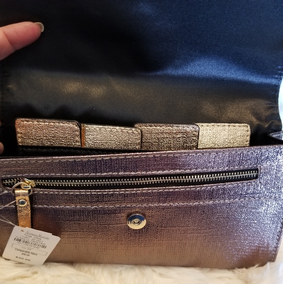 Womens Neiman Marcus Travel Envelope Travel Wallet Passport Organizer - Picture 6 of 7